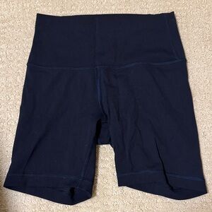 Lululemon Athletica Navy Bike Shorts